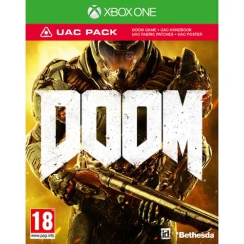 Doom Xbox One with extras (as new condition)