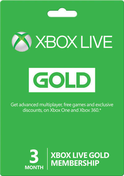 Xbox Live 3 Month GOLD Membership
