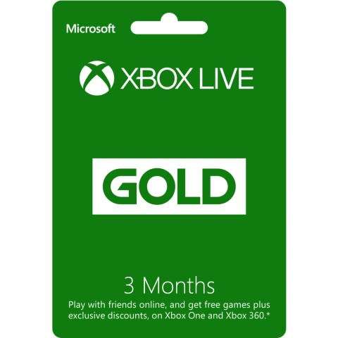 Xbox Live Membership (3 Months)