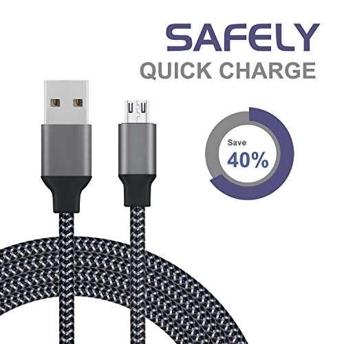 Amoner Fast Charging Micro USB Gaming Cable (10FT)