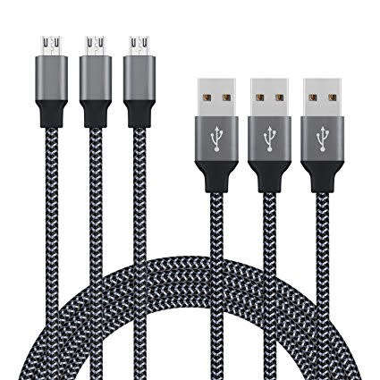 Amoner Fast Charging Micro USB Gaming Cable (10FT)