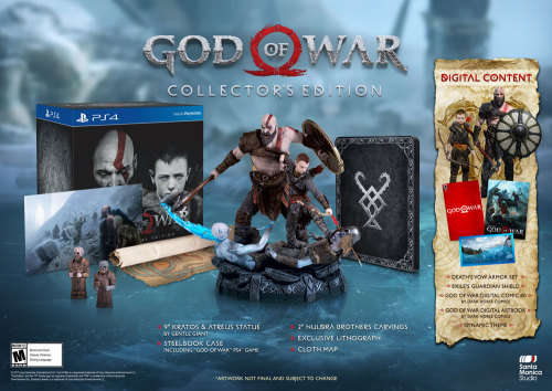 God Of War 4 Collectors Edition PS4 (Brand new and factory sealed)