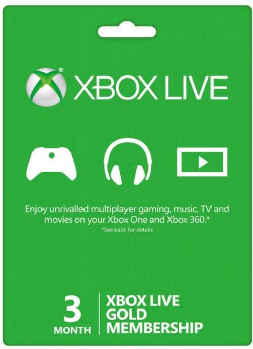 Xbox Live Membership (3 Months)