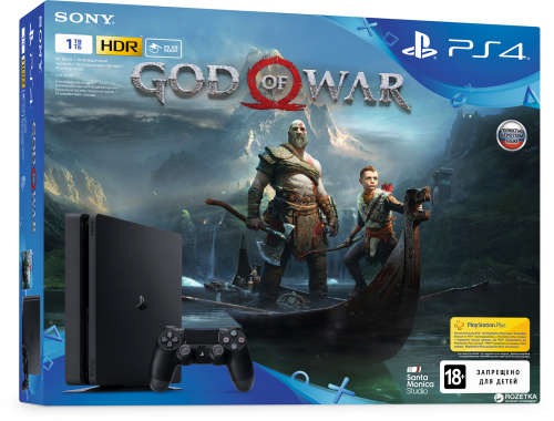 PS4 Slim (1TB) God of War Bundle
