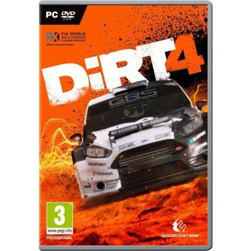 DIRT 4 - PC DVD Rom (Brand new factory sealed)