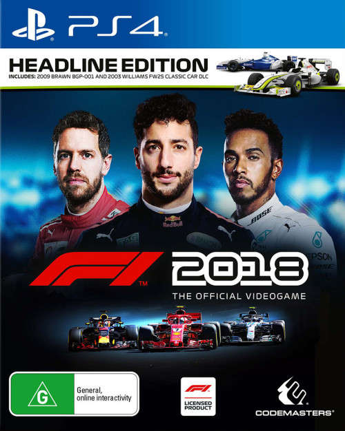 F1 2018 Headline Edition PS4 (Brand new factory sealed)