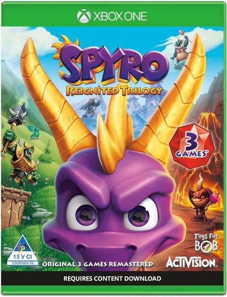 SPYRO reignited Trilogy  Xbox One (brand new and factory sealed)