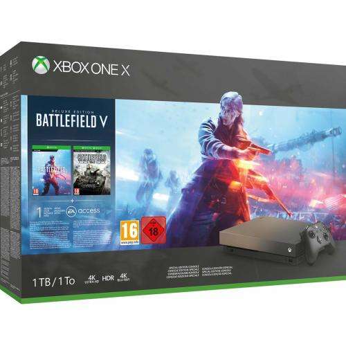 Xbox One X - Limited Battlefield V Gold Rush bundle -  (brand new and Factory sealed)