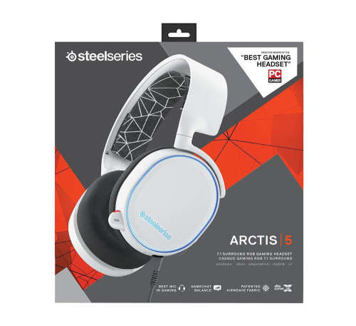 Steelseries ARCTIS 5 - 7.1- RGB - WHITE - Xbox ONE/PC/PS4/ 3.5mm Jack (Brand new and factory sealed)