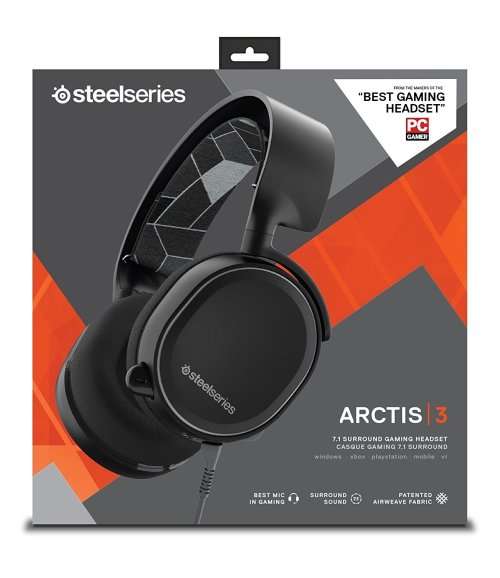 Steelseries ARCTIS 3  - BLACK - Xbox ONE/PC/PS4/ 3.5mm Jack (Brand new and factory sealed)