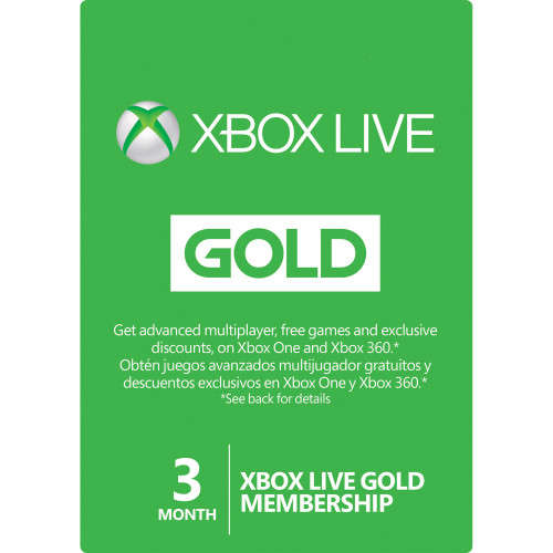 Xbox Live 3 Month Gold Membership