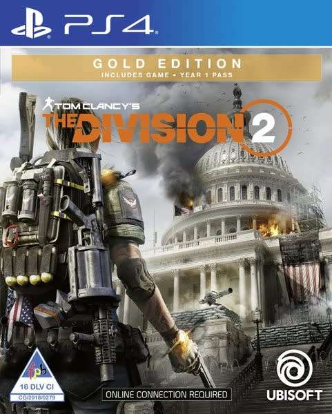 The Division 2 GOLD Edition + Tommy The Bear PS4 (brand new and factory sealed)