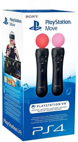 Playstation Move Motion Controllers - Twin Pack - PSVR (great condition)