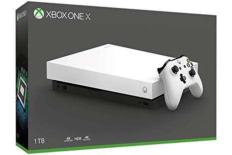 Xbox One X - Limited Edition Robot White + Free F1 2019 Game (new display model please read)