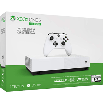 Xbox One S All Digital Console + Mine Craft Game - 1TB - (brand new please read description)