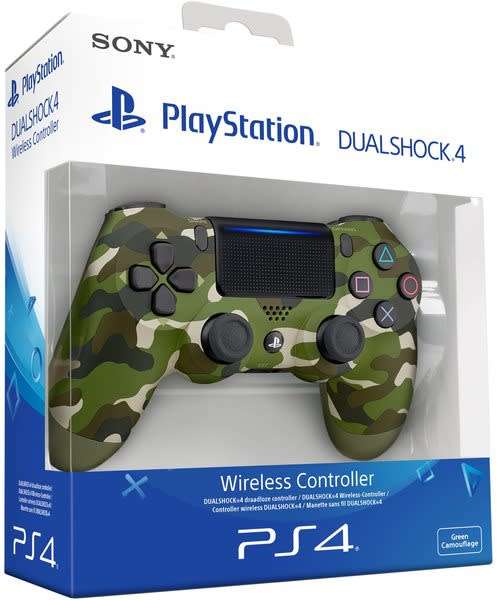 PS4 Dualshock Controller - Limited green Camouflage - V2 - (original)(new and factory sealed)