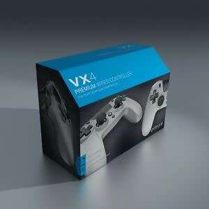Gioteck VX-4 Premium Wired controller for PS4 - GREY (New and Sealed)
