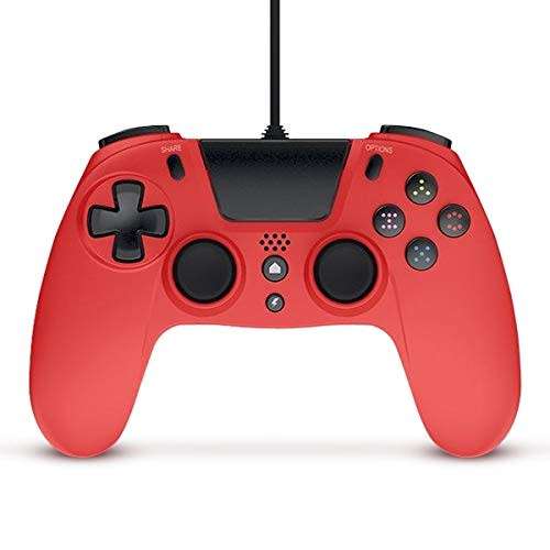 Gioteck VX-4 Premium Wired controller for PS4 - RED (New and Sealed)