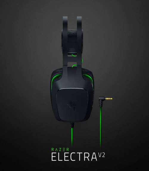 Razer Electra V2 Gaming Headset (3.5 mm Audio Jack) (New and Sealed)(Essential Goods)