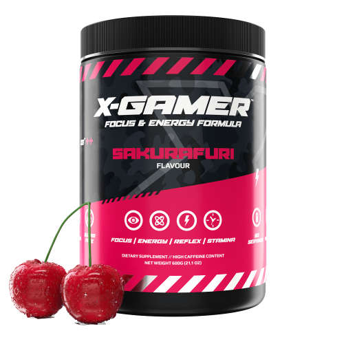 X-Gamer 600g X-Tubz Sakurafuri Energy Drink and Vitamin Supplement (new and sealed)