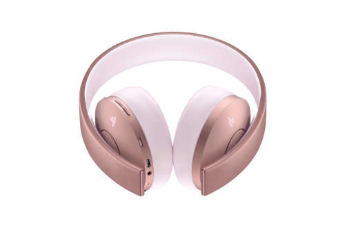 PlayStation Gold Wireless Headset (PS4)(Rose Gold) - (New And Sealed)