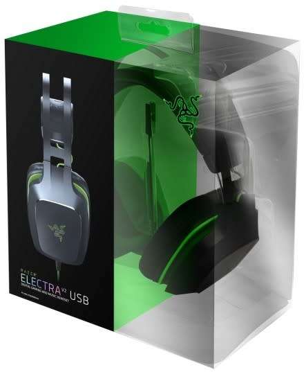 Razer Electra V2 Gaming Headset (USB Connection) (New but was unboxed) Please read
