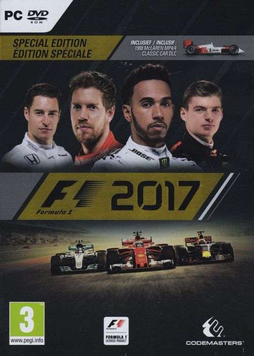 F1 2017 Special Edition - PC DVD Rom (Brand new factory sealed)