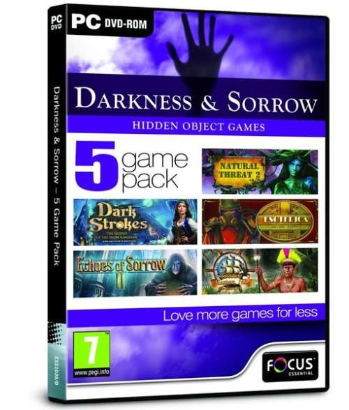 Darkness & Sorrow 5 Game Pack - PC DVD Rom (Brand new factory sealed)