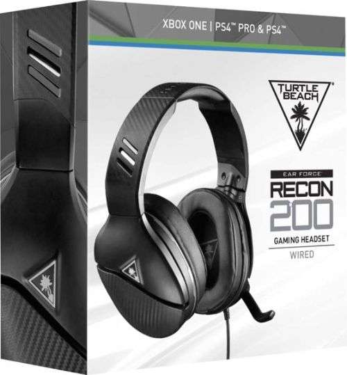 Turtle beach Recon 200 Black (all other platforms with 3.5 mm Jack) (New and Sealed)