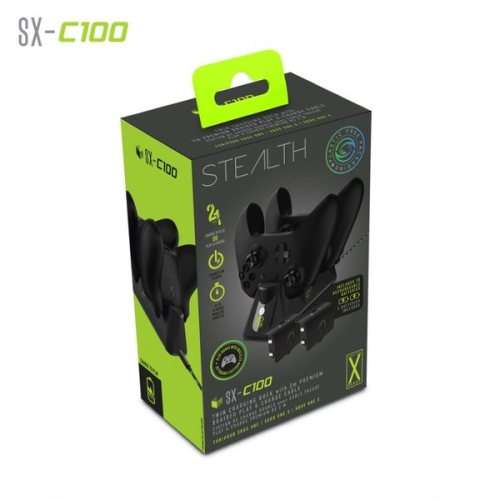 Stealth - SX-C100 Twin USB Charging Dock With Play & Charge Cable -  Xbox One