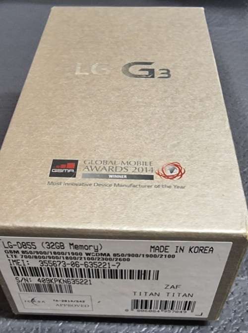 Lg G3 Smarphone + extra Phone (Please read the description before bid)