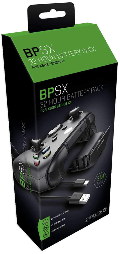 Gioteck - BPSX High Capacity Battery Pack (Xbox Series X/S) (New and Sealed)