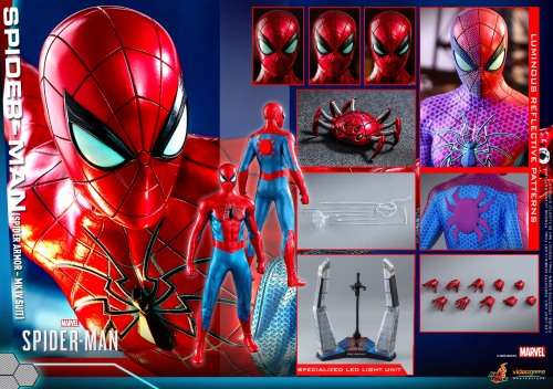 Hot Toys  VGM43  Marvels Spider-Man (Spider Armor MK IV) (New and Sealed)