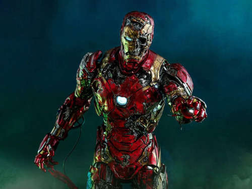 Hot Toys Spider-Man: Far From Home MMS580 Mysterios Iron Man Illusion
