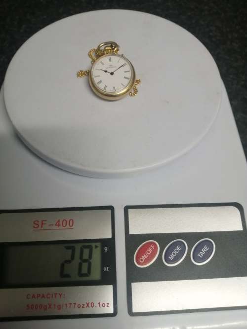 Gold PLATED necklace and watch is not working.