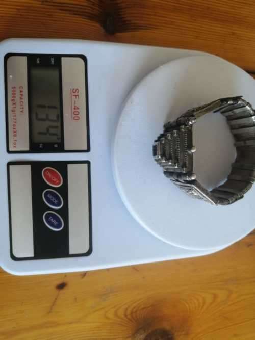 Vintage Silver tribal hand made bracelet, lots of detail and very unique from Saudi Arabia