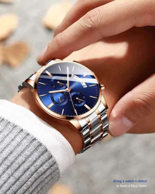 RETAIL R2999 WATERPROOF STAINLESS STEEL WATCHES