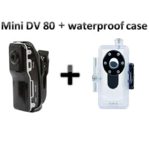 Mini Action Sports Video Camera with Waterproof Case