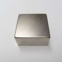 Neodymium Magnet Block, 40mm x 40mm x 20mm, N50