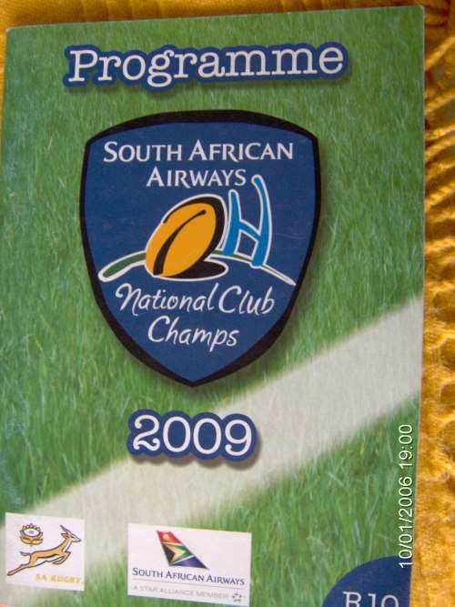 2009 National Club Champs Program