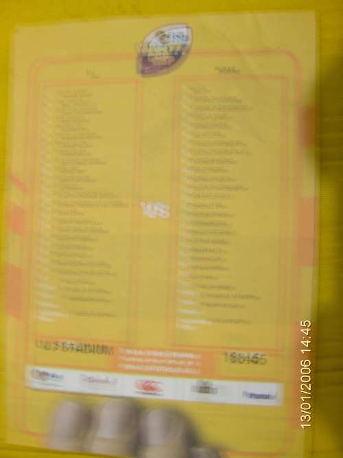 Varsity Cup Programs UJ vs Pukke & UJ vs Shimlas