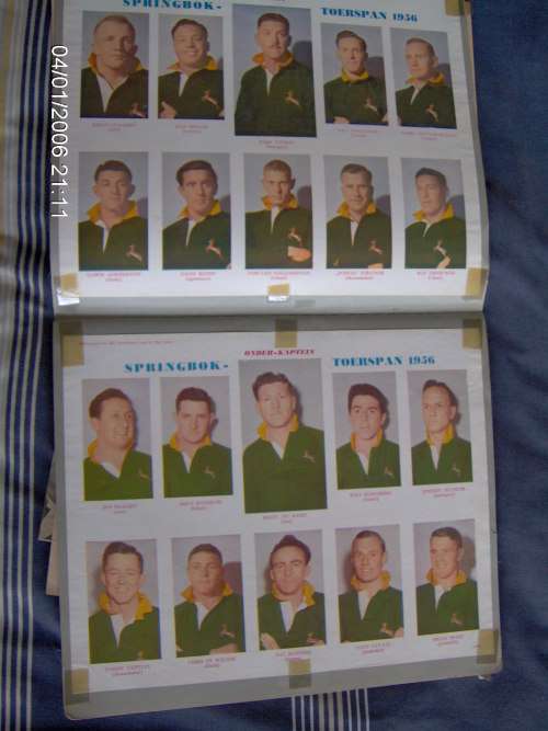 1956 Rugby Scrap book ( See scans )