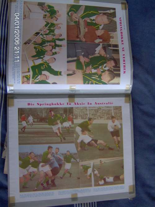 1956 Rugby Scrap book ( See scans )