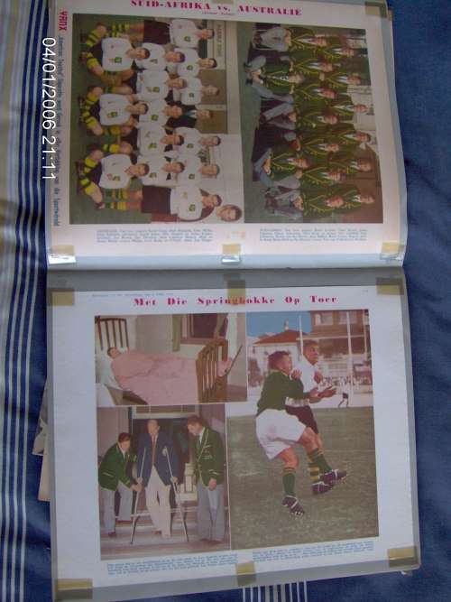 1956 Rugby Scrap book ( See scans )