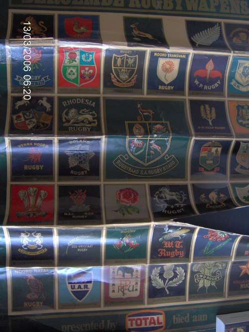 Famous Rugby Badges ( Damged as per scan )