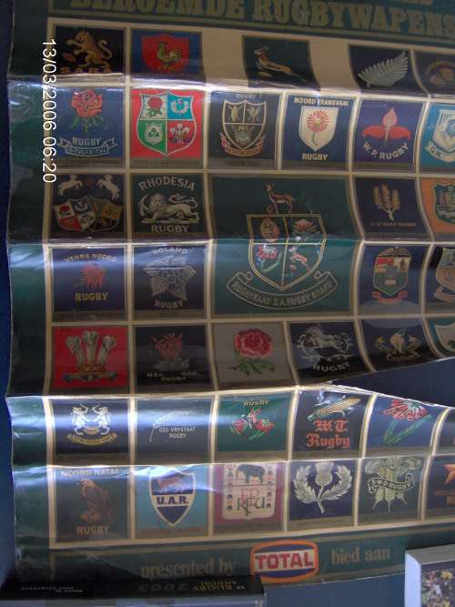 Famous Rugby Badges ( Damged as per scan )