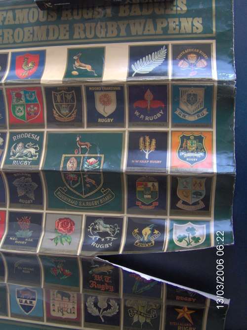 Famous Rugby Badges ( Damged as per scan )