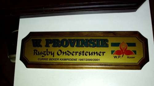 2 x WP Rugby Items ( As scanned )