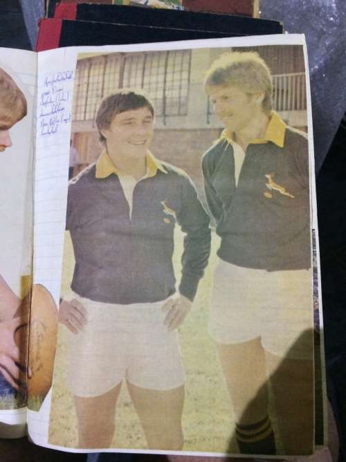 6 X Rugby Scrap Books ( One about the 95 World Cup ) Only Postnet as Shipping