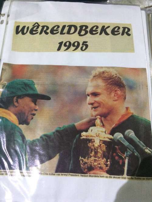 6 X Rugby Scrap Books ( One about the 95 World Cup ) Only Postnet as Shipping